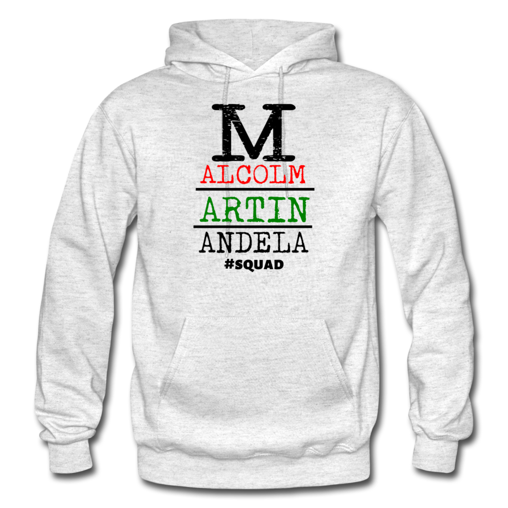 Malcolm Martin Mandela Hoodie - light heather gray