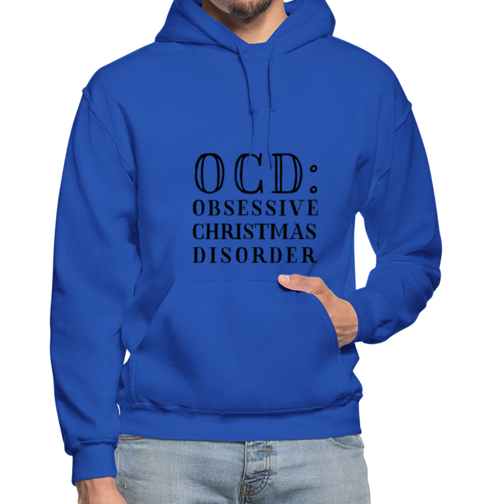 Obsessive Christmas Disorder Hoodie - royal blue