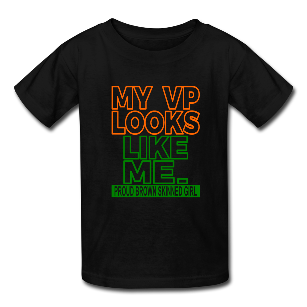 My VP Looks Like Me Girls Shirt - black