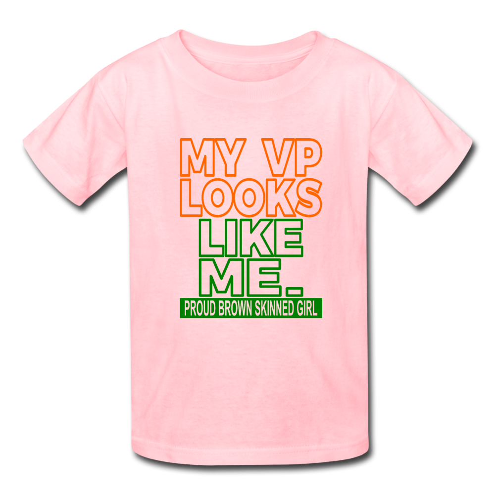 My VP Looks Like Me Girls Shirt - pink