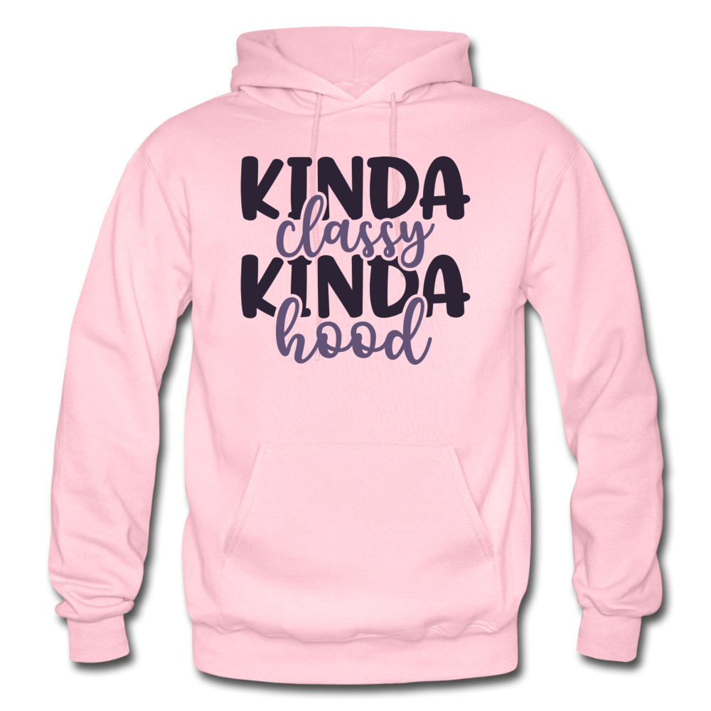 Kinda Classy, Kinda Hood Hoodie - light pink