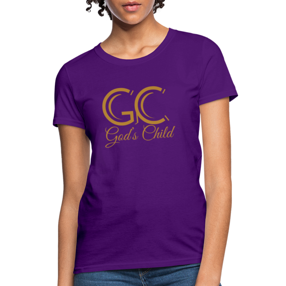 God's Child Women's T-Shirt - purple