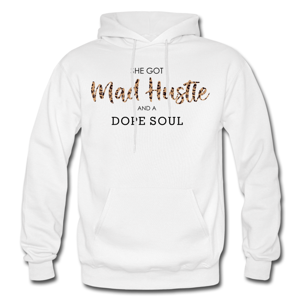 She Got Mad Hustle Hoodie - white