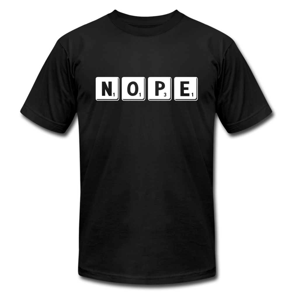 Nope Unisex Shirt - black