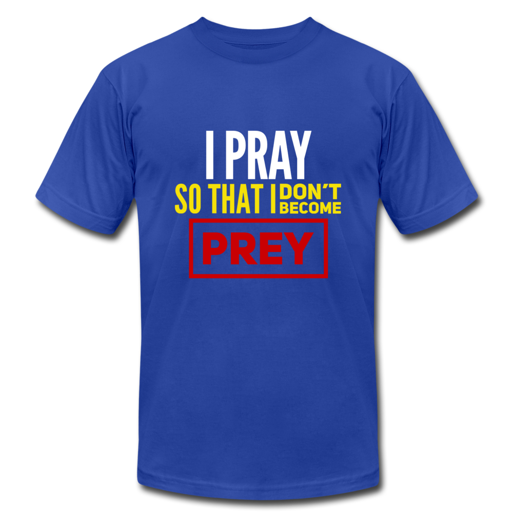 Pray Vs. Prey - royal blue