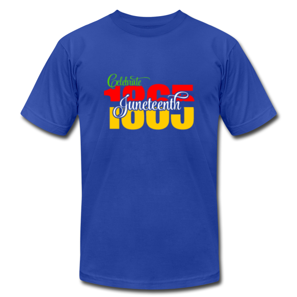 Celebrate Juneteenth 1865 - royal blue
