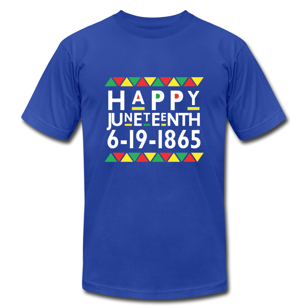 Happy Juneteenth - royal blue
