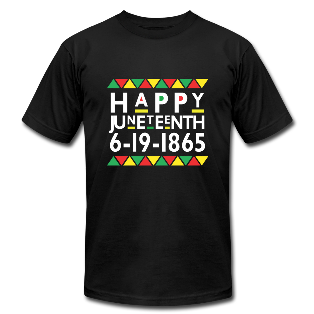 Happy Juneteenth - black