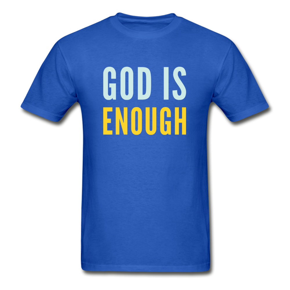 God Is Enough - royal blue