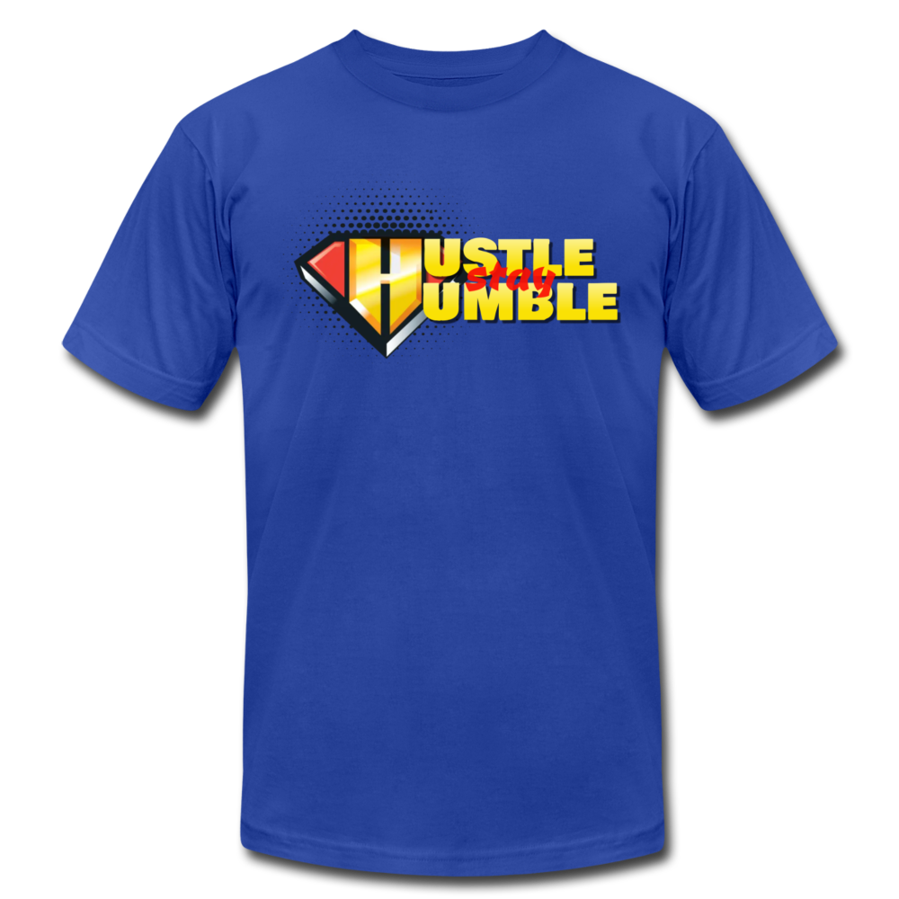 Hustle Stay Humble - royal blue