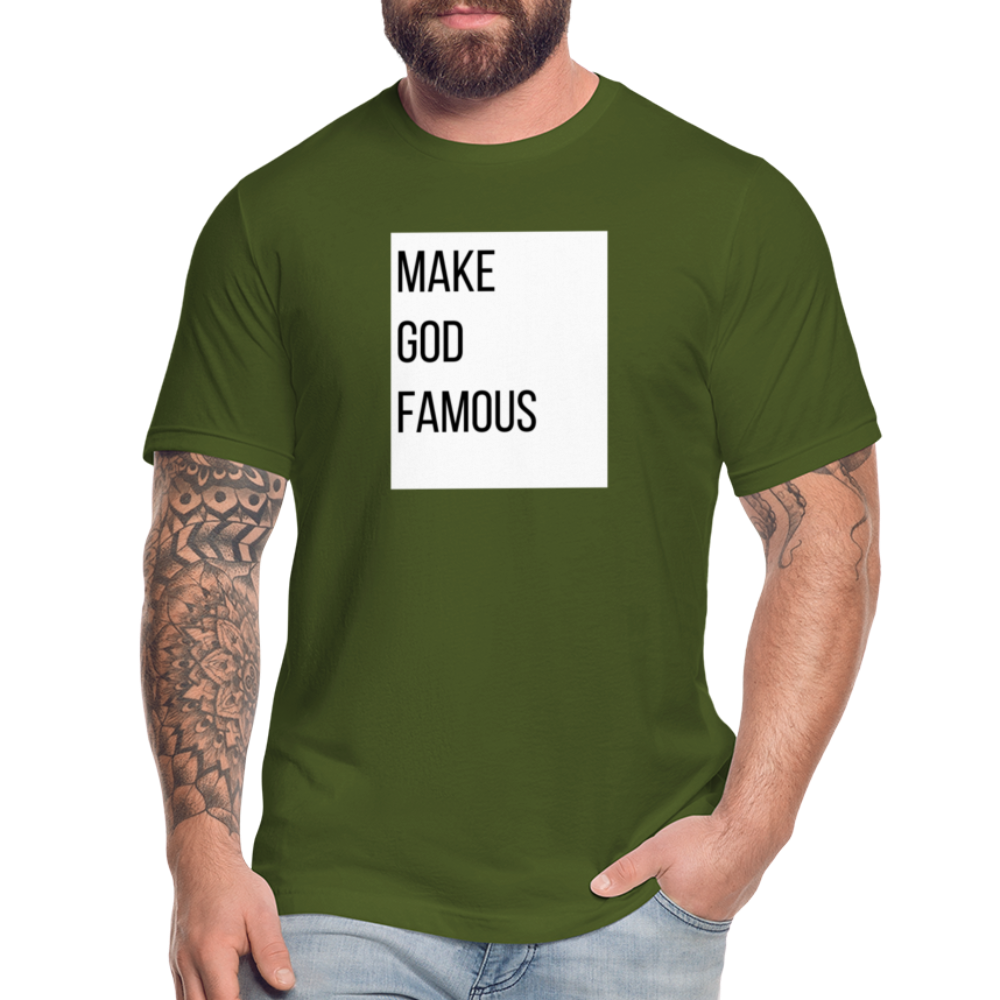 Make God Famous - olive