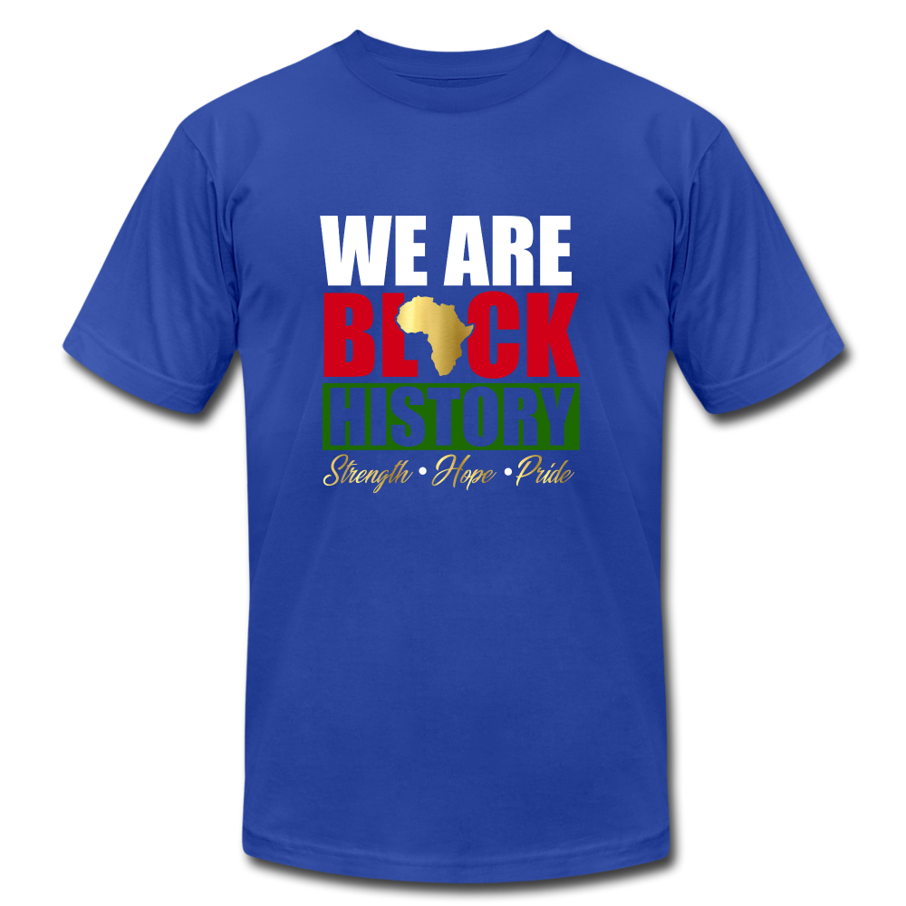 We Are Black History - royal blue