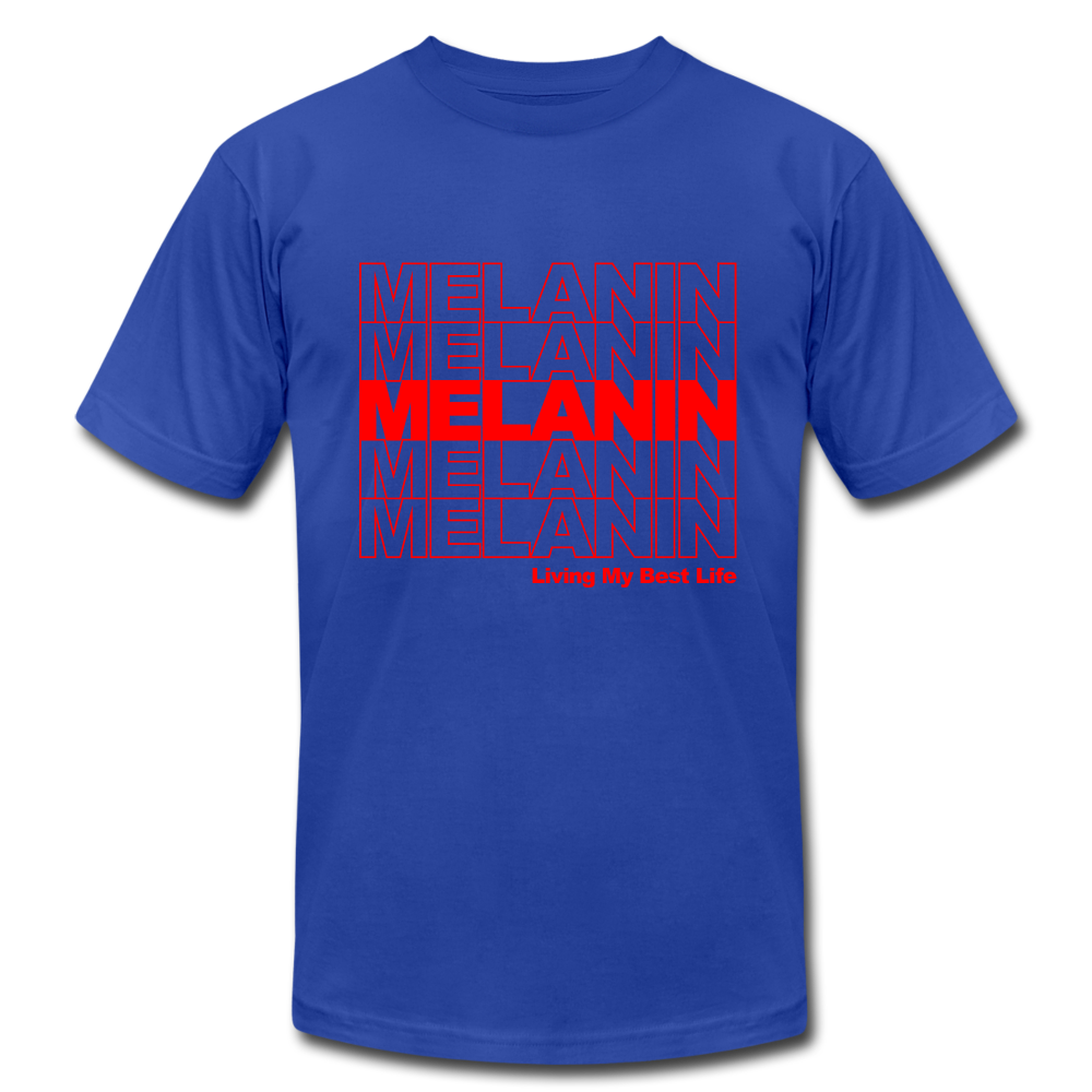 Melanin - Living My Best Life - royal blue