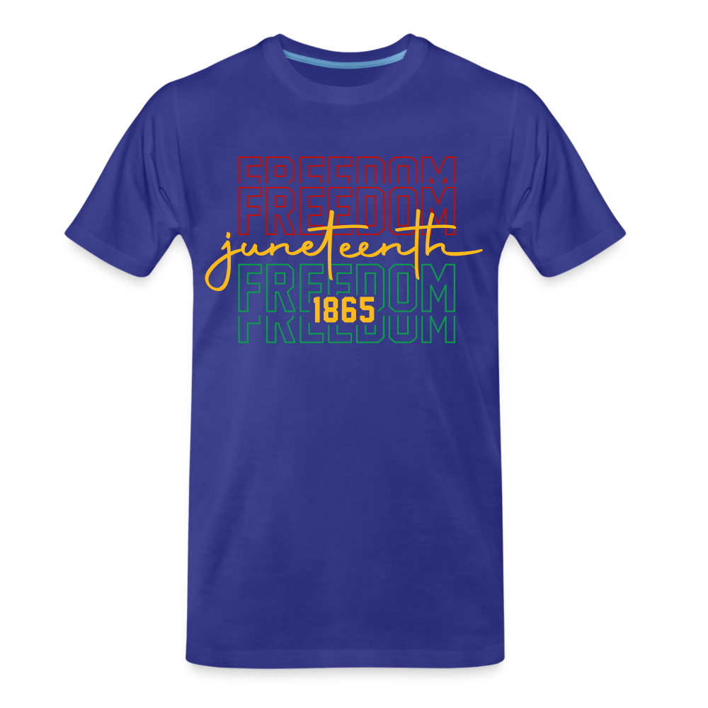 Freedom Juneteenth 1865 - royal blue