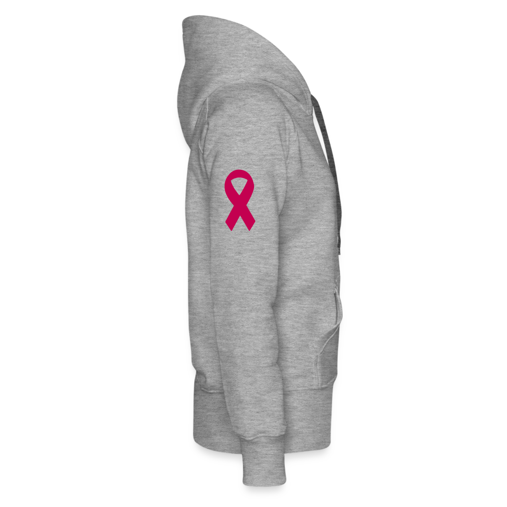 Kick Cancer's Butt Women’s Premium Hoodie - heather grey