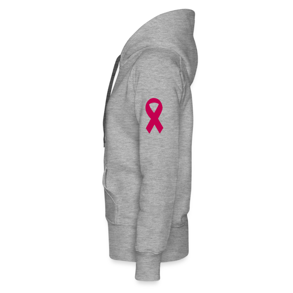 Kick Cancer's Butt Women’s Premium Hoodie - heather grey