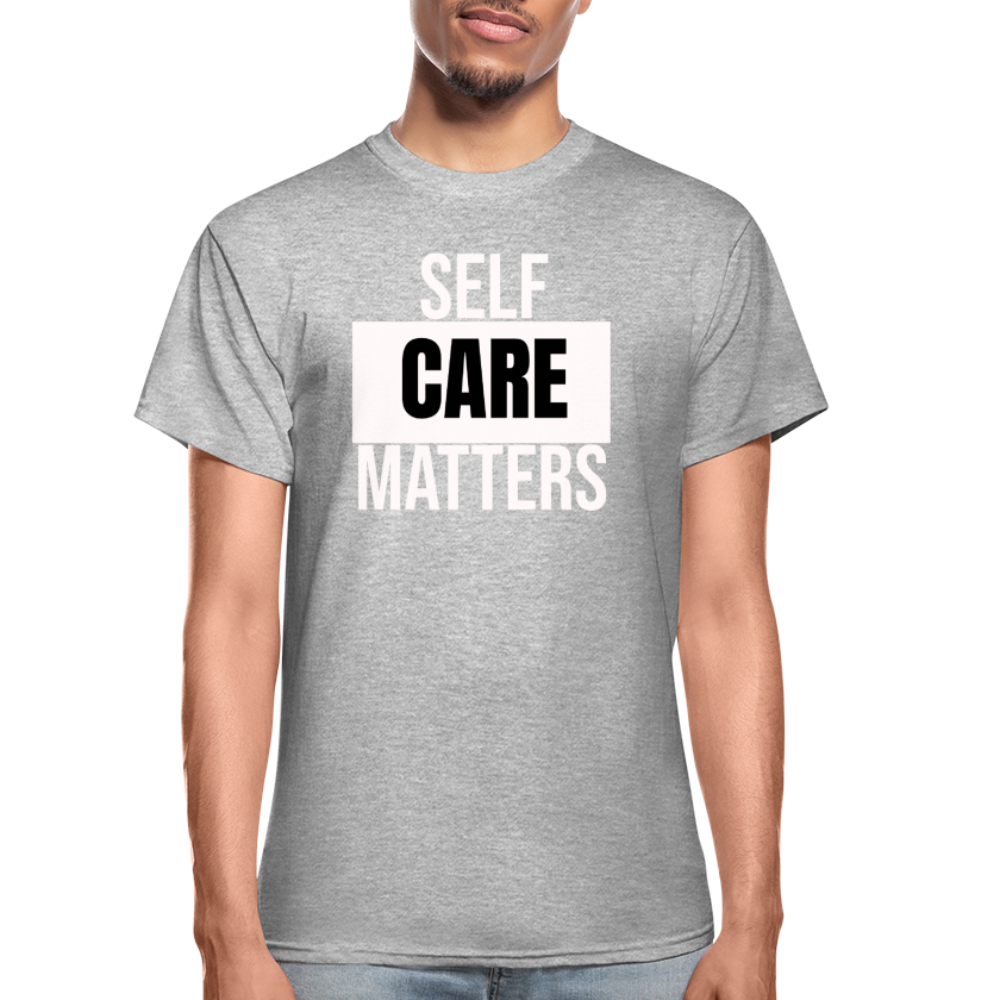 Self Care Matters Unisex T-Shirt - heather gray