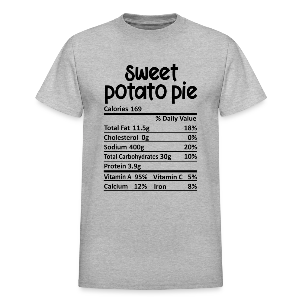 Sweet Potato Pie Ingredients Unisex Shirt - heather gray
