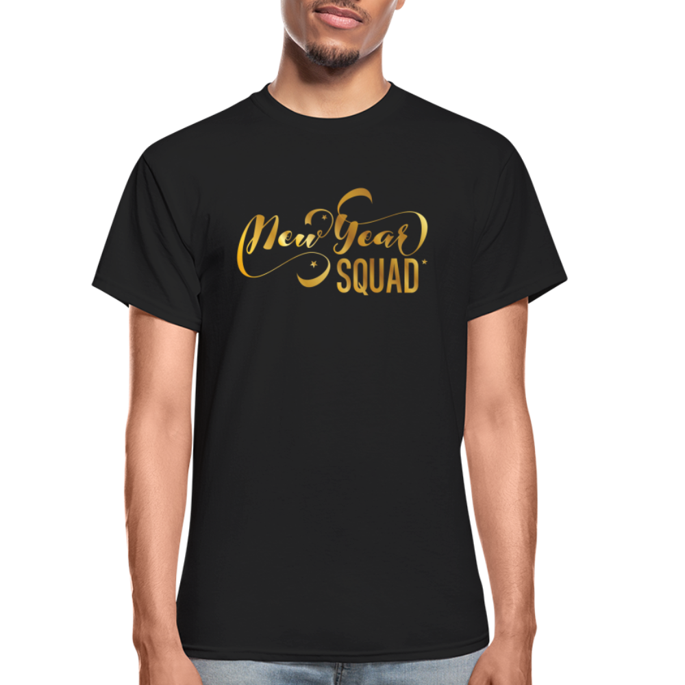 New Year Squad Unisex T-Shirt - black