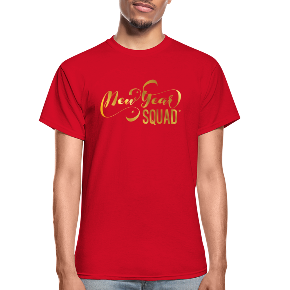 New Year Squad Unisex T-Shirt - red