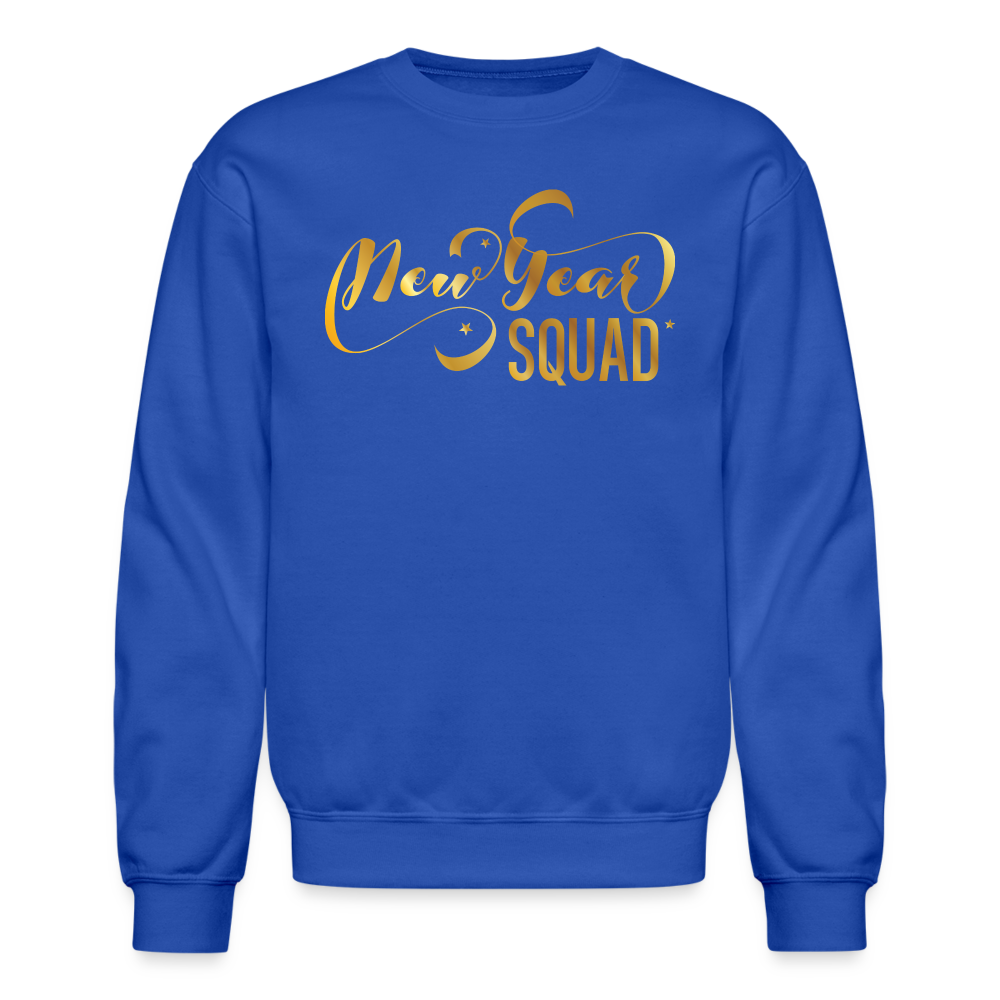 New Year Squad Crewneck Sweatshirt - royal blue