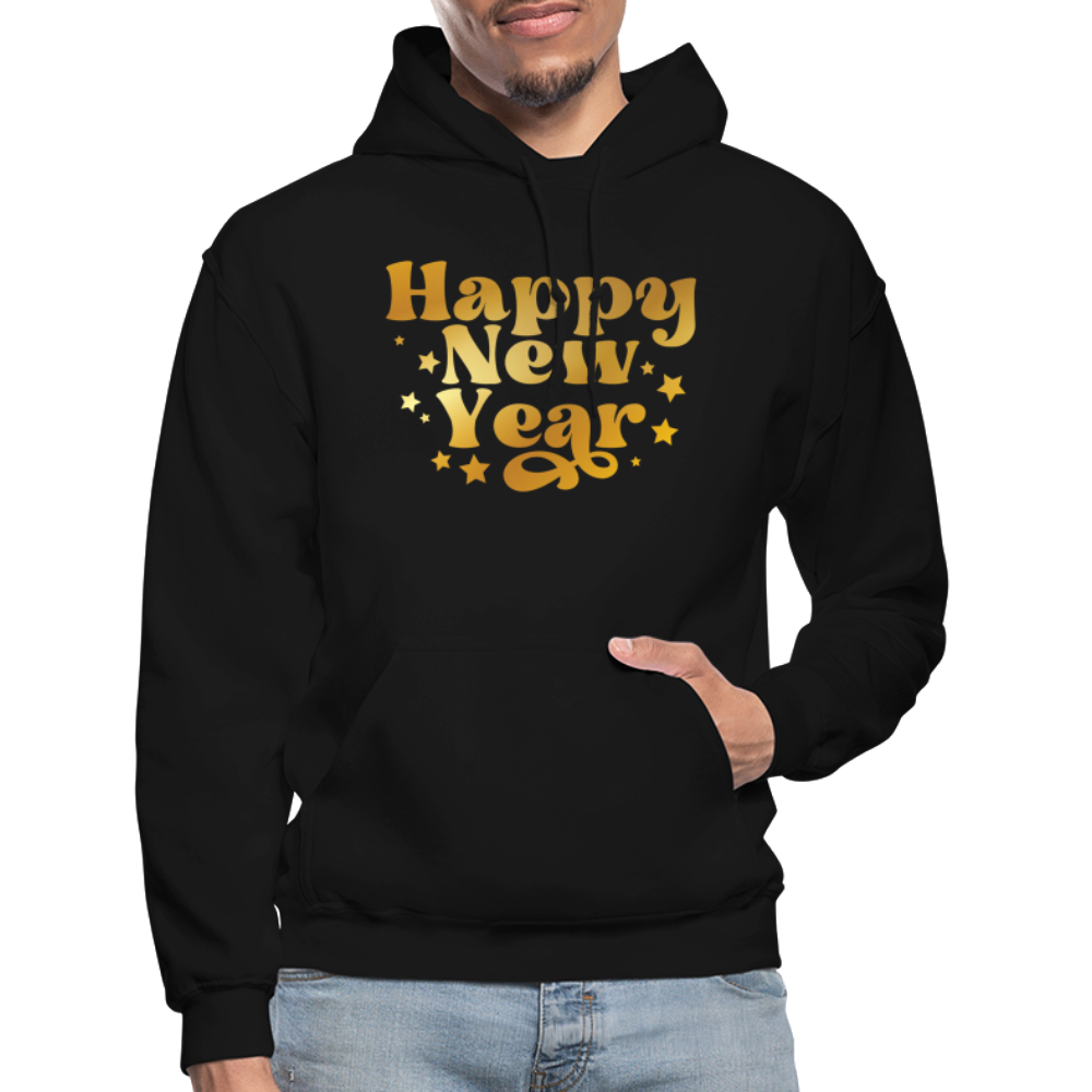 Happy New Year Unisex Hoodie - black