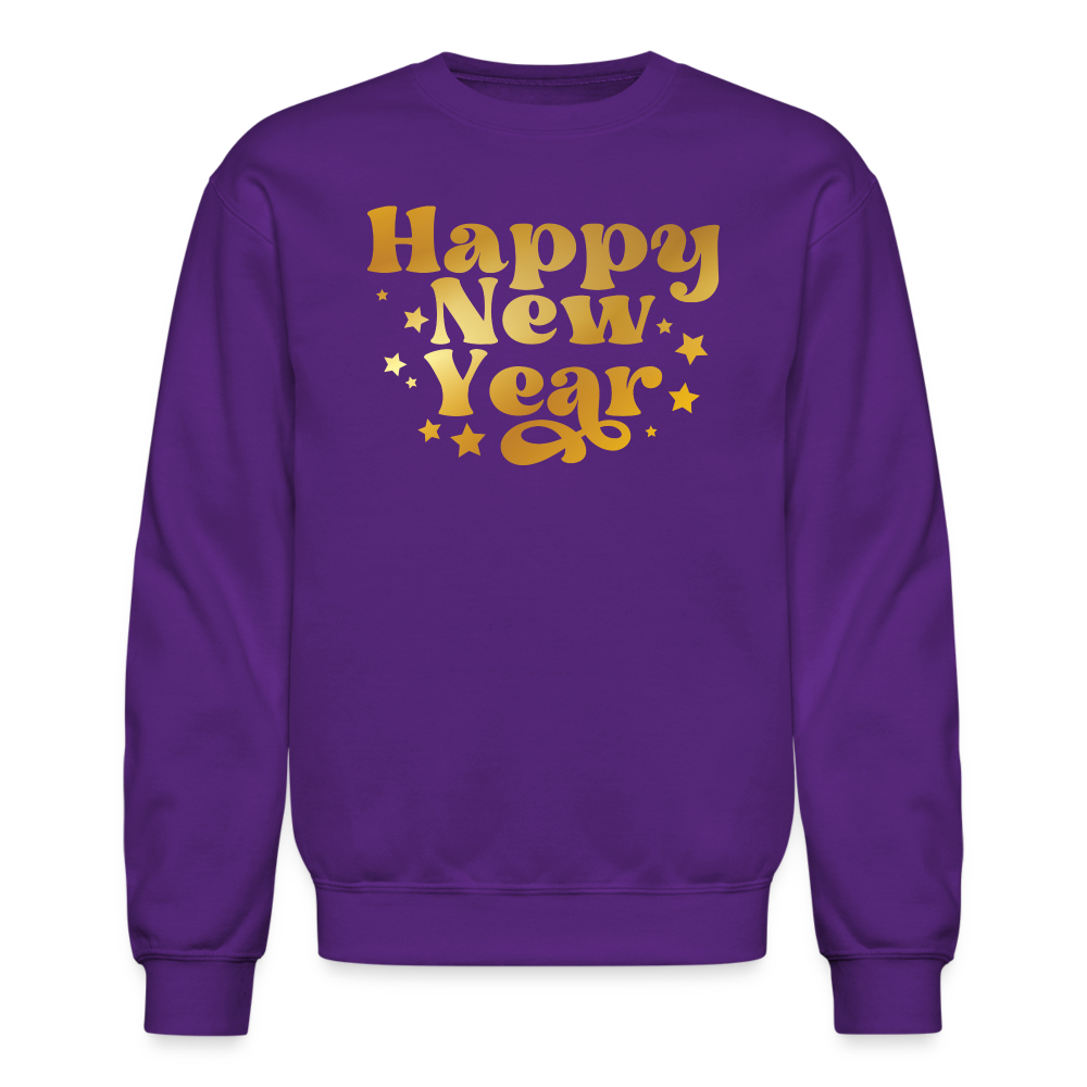 Happy New Year Unisex Crewneck Sweatshirt - purple