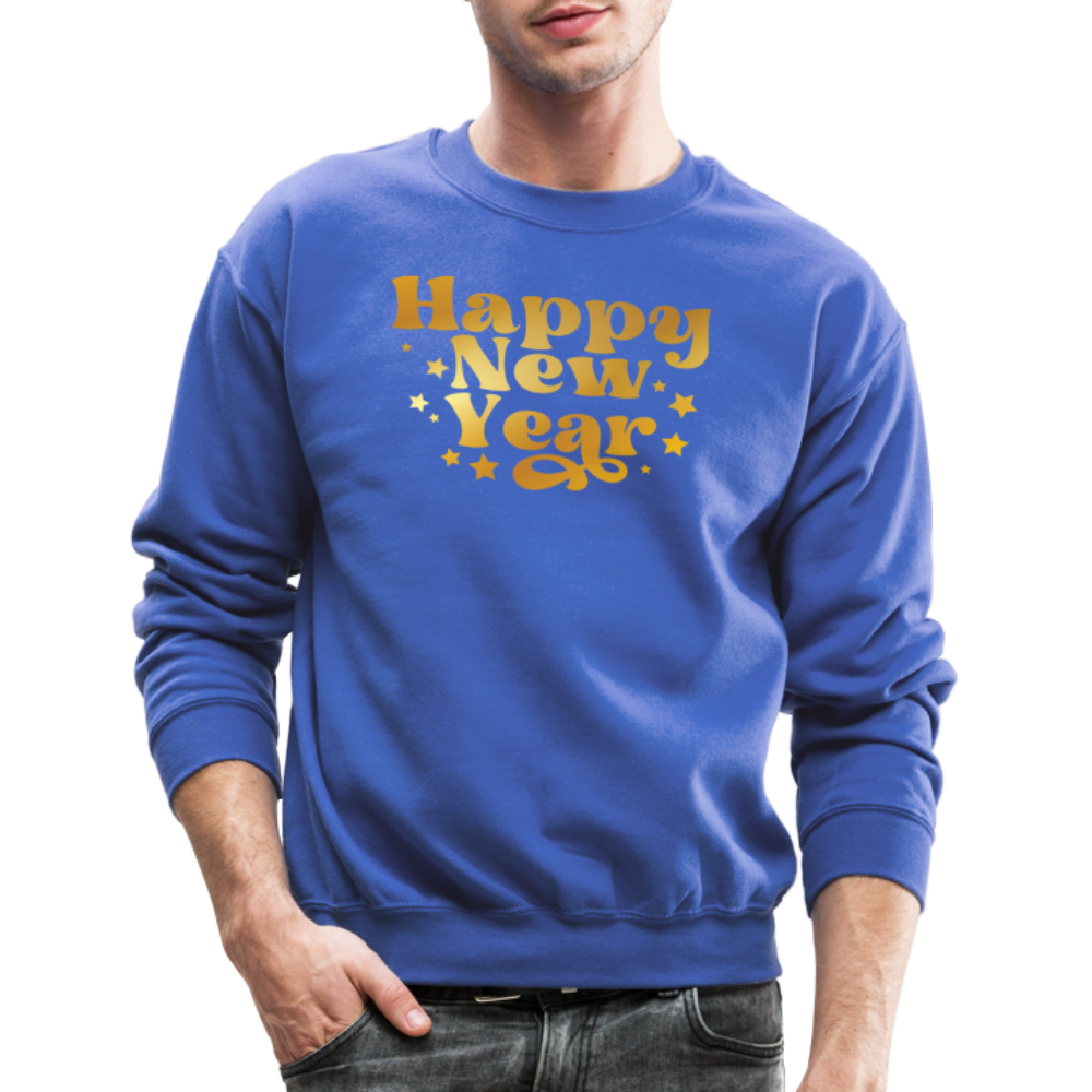 Happy New Year Unisex Crewneck Sweatshirt - royal blue