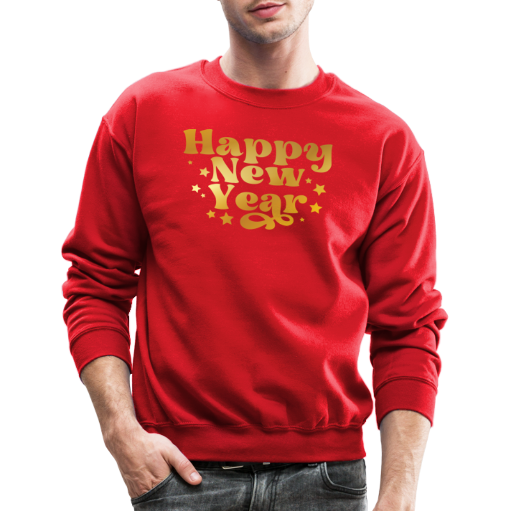 Happy New Year Unisex Crewneck Sweatshirt - red