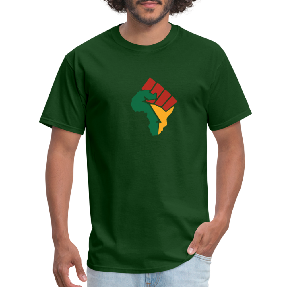 Africa Power Fist Unisex Classic T-Shirt - forest green