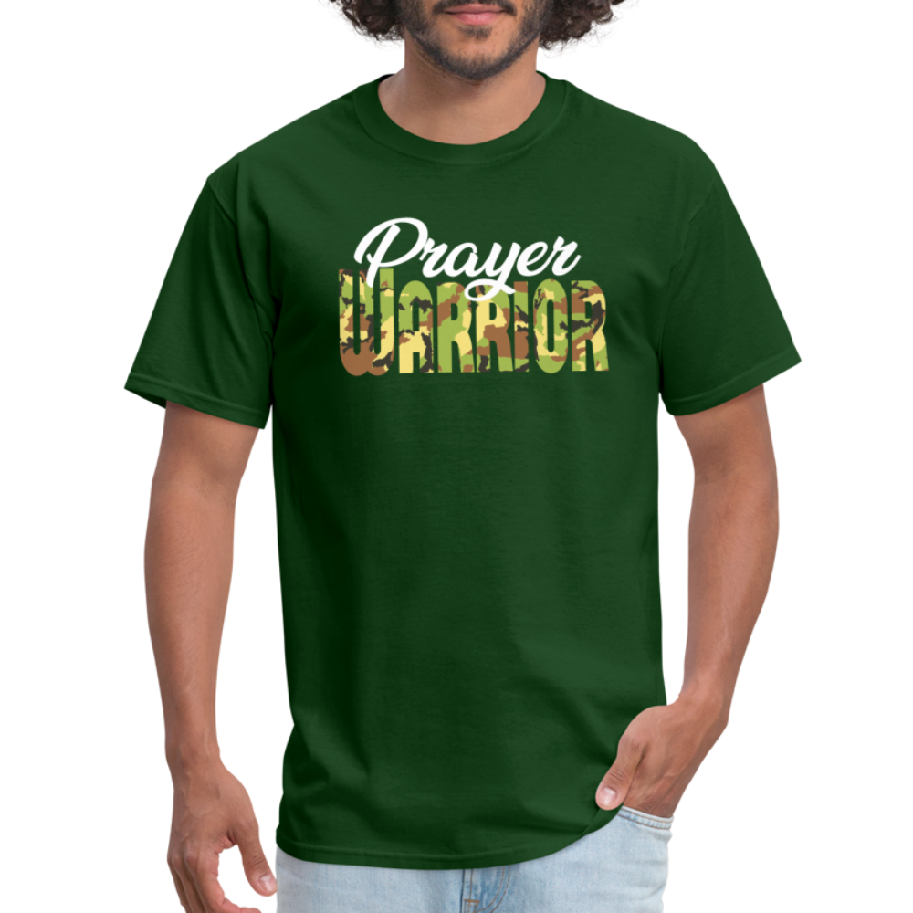 Prayer Warrior Unisex T-Shirt - forest green