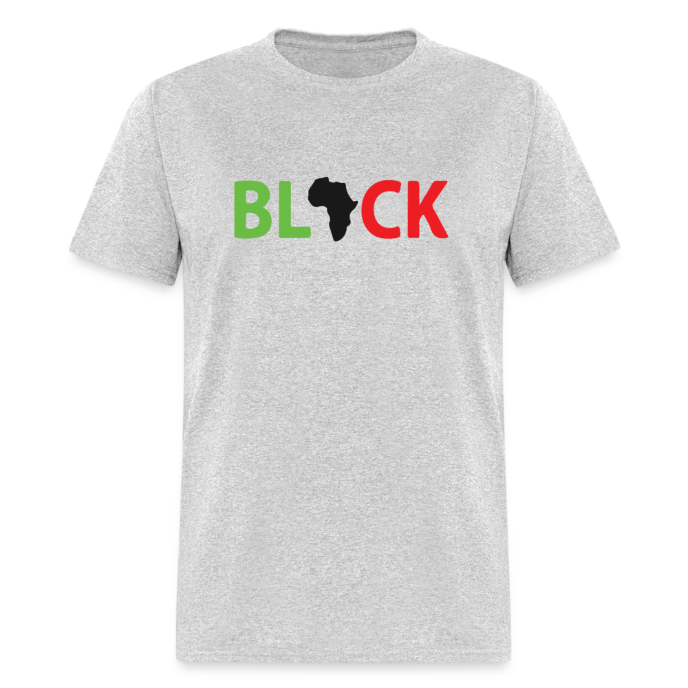 Black Unisex T-Shirt - heather gray