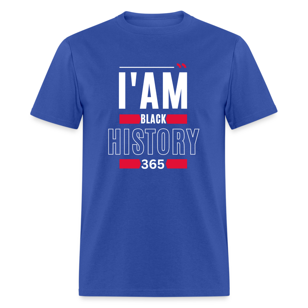 Black History 365 Unisex T-Shirt - royal blue