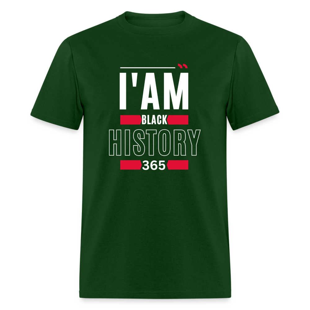 Black History 365 Unisex T-Shirt - forest green