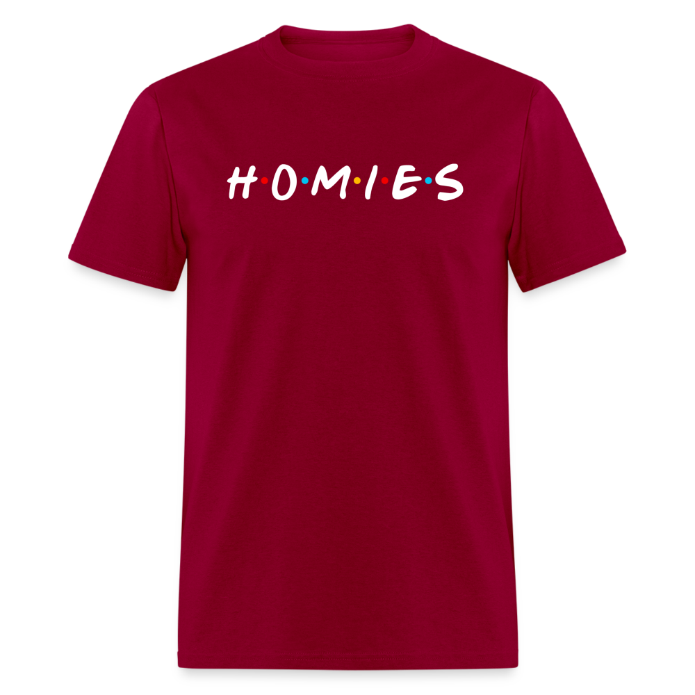 Homies Unisex T-Shirt - dark red