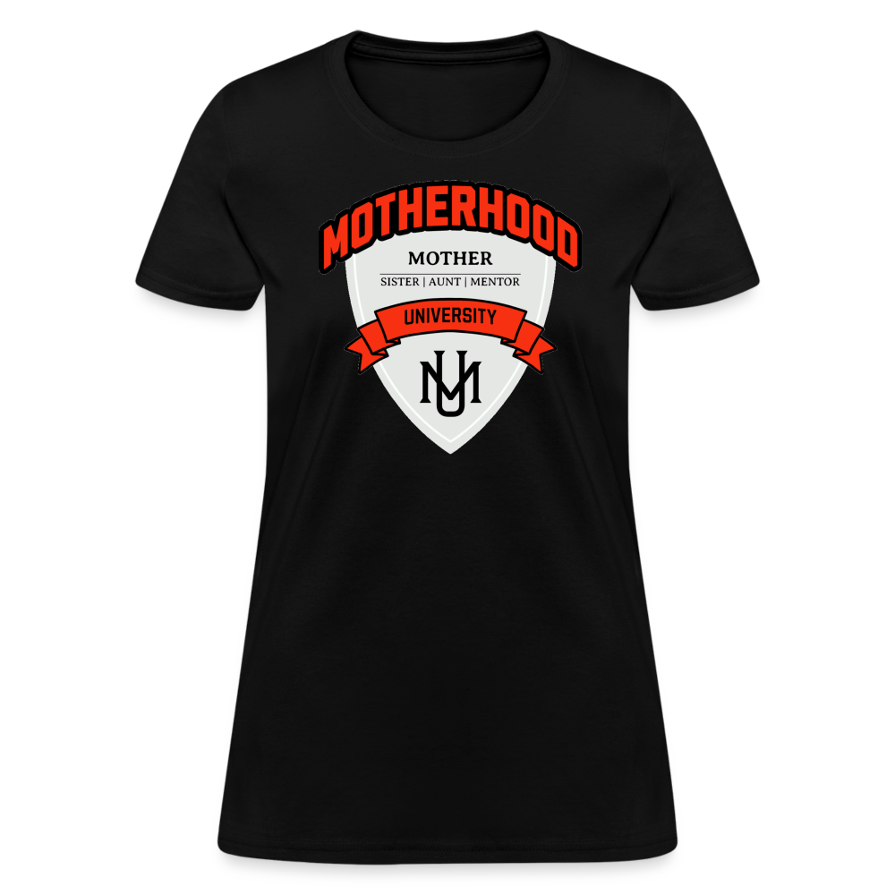Motherhood University T-Shirt - black