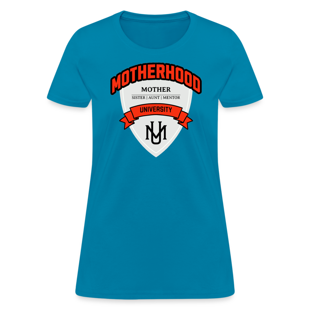 Motherhood University T-Shirt - turquoise