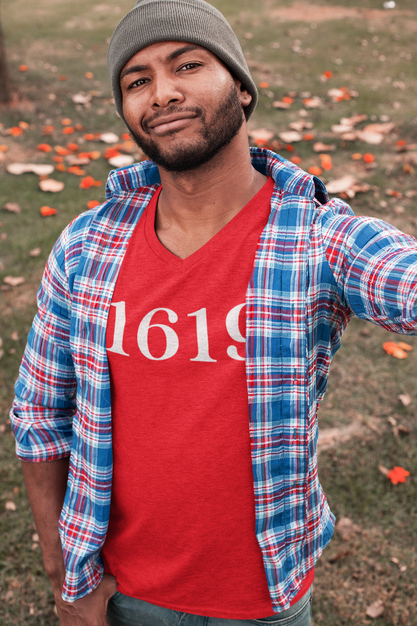 1619 - Know Your History Men's V-Neck