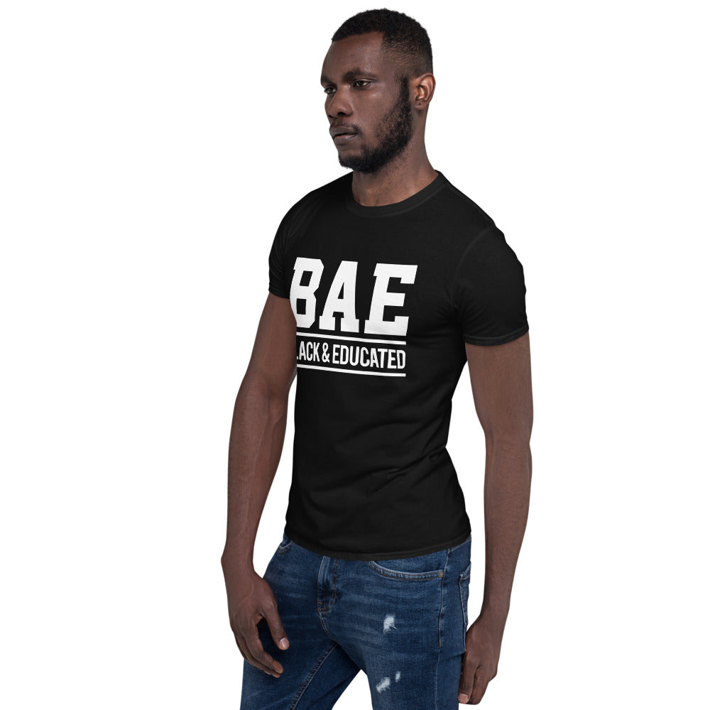 BAE-Black & Educated (White Letters)