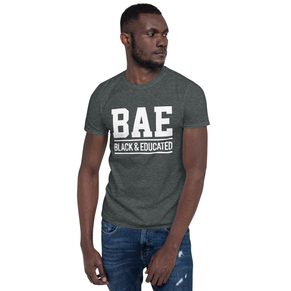 BAE-Black & Educated (White Letters)