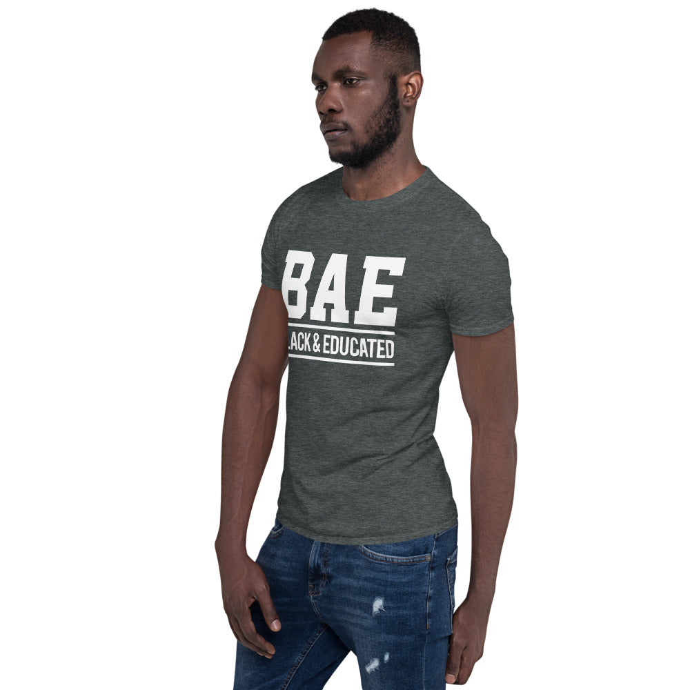 BAE-Black & Educated (White Letters)