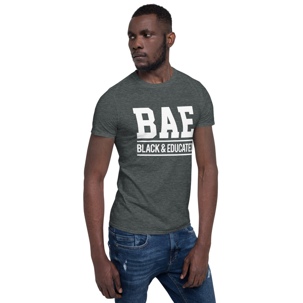 BAE-Black & Educated (White Letters)