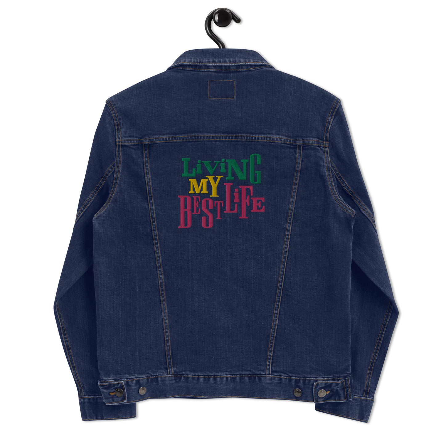 Living My Best Life denim jacket