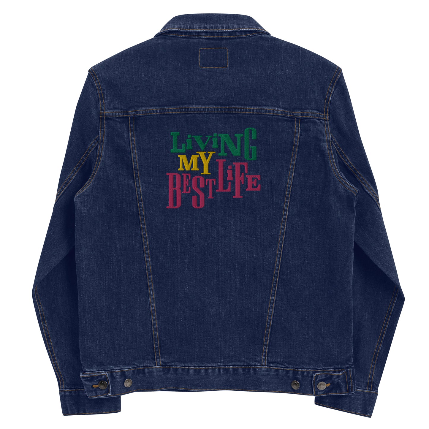 Living My Best Life denim jacket