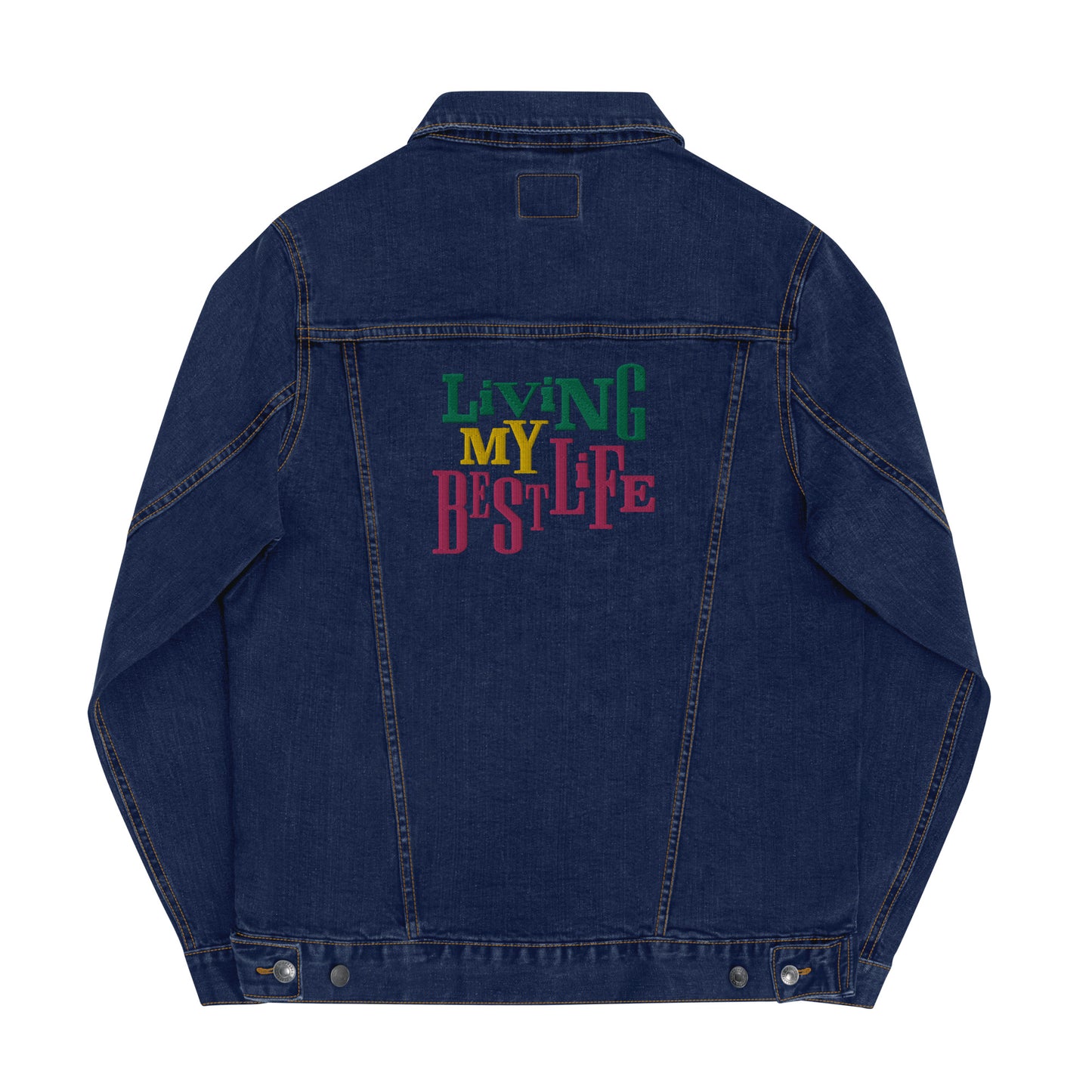 Living My Best Life denim jacket
