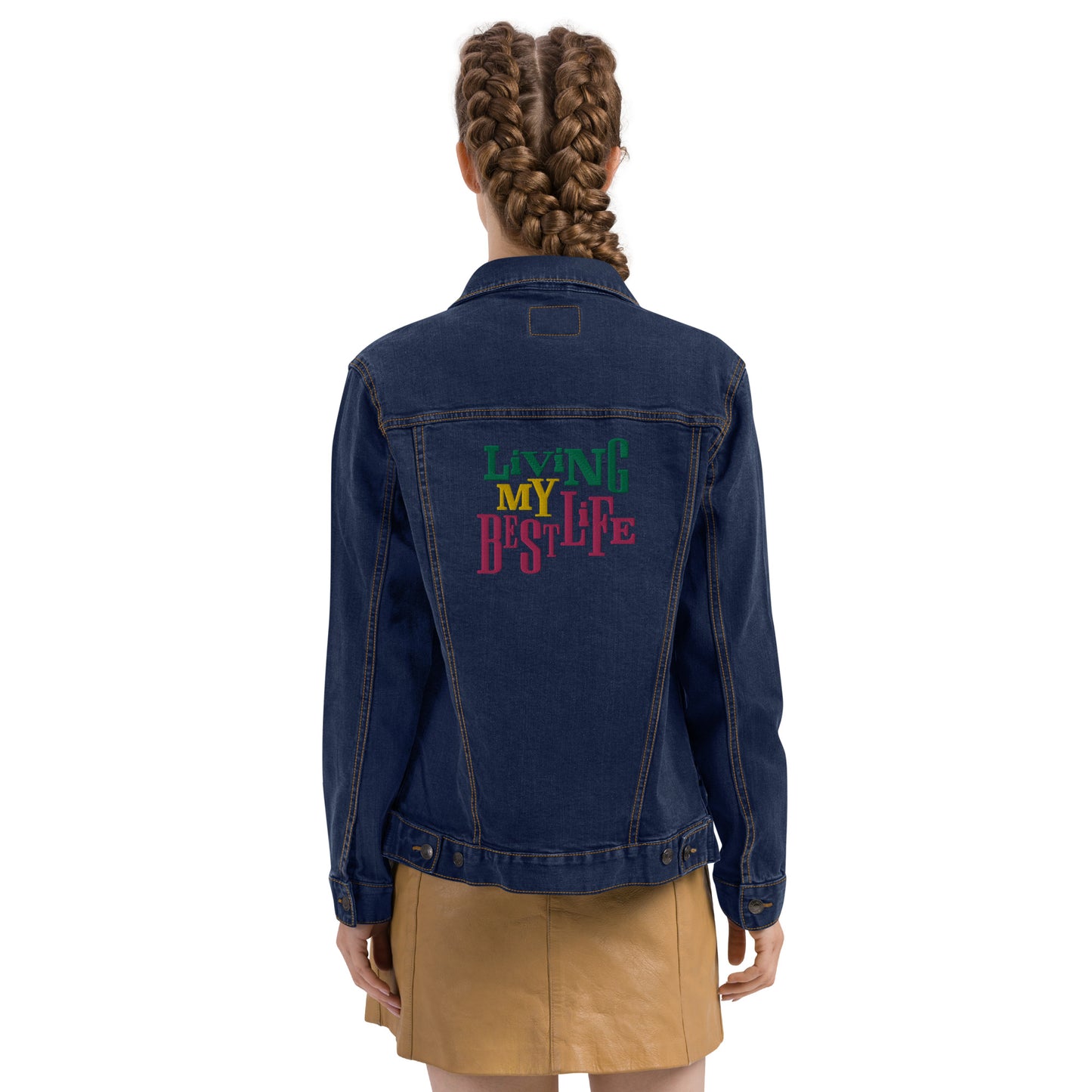 Living My Best Life denim jacket