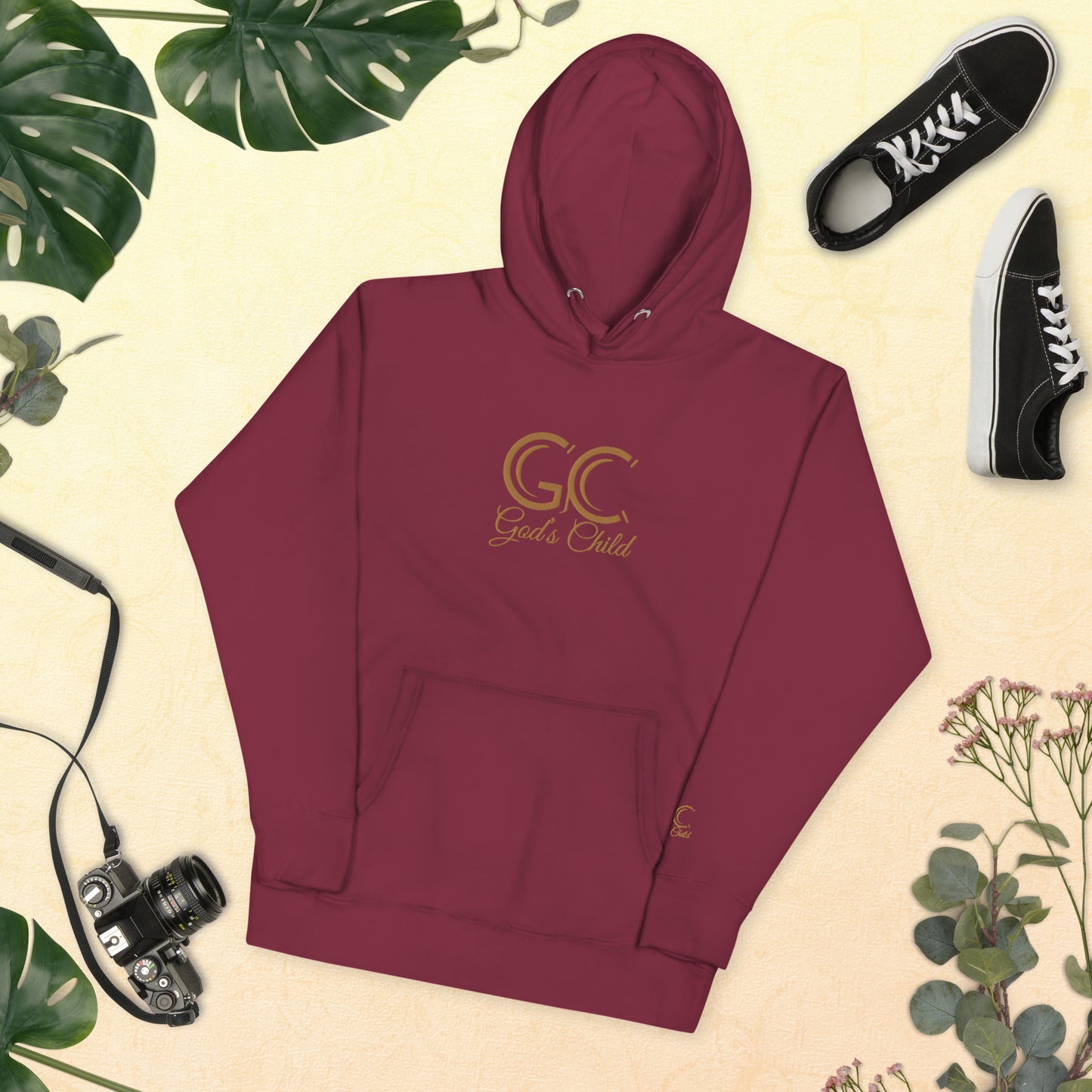 God's Child Embroidered Unisex Hoodie