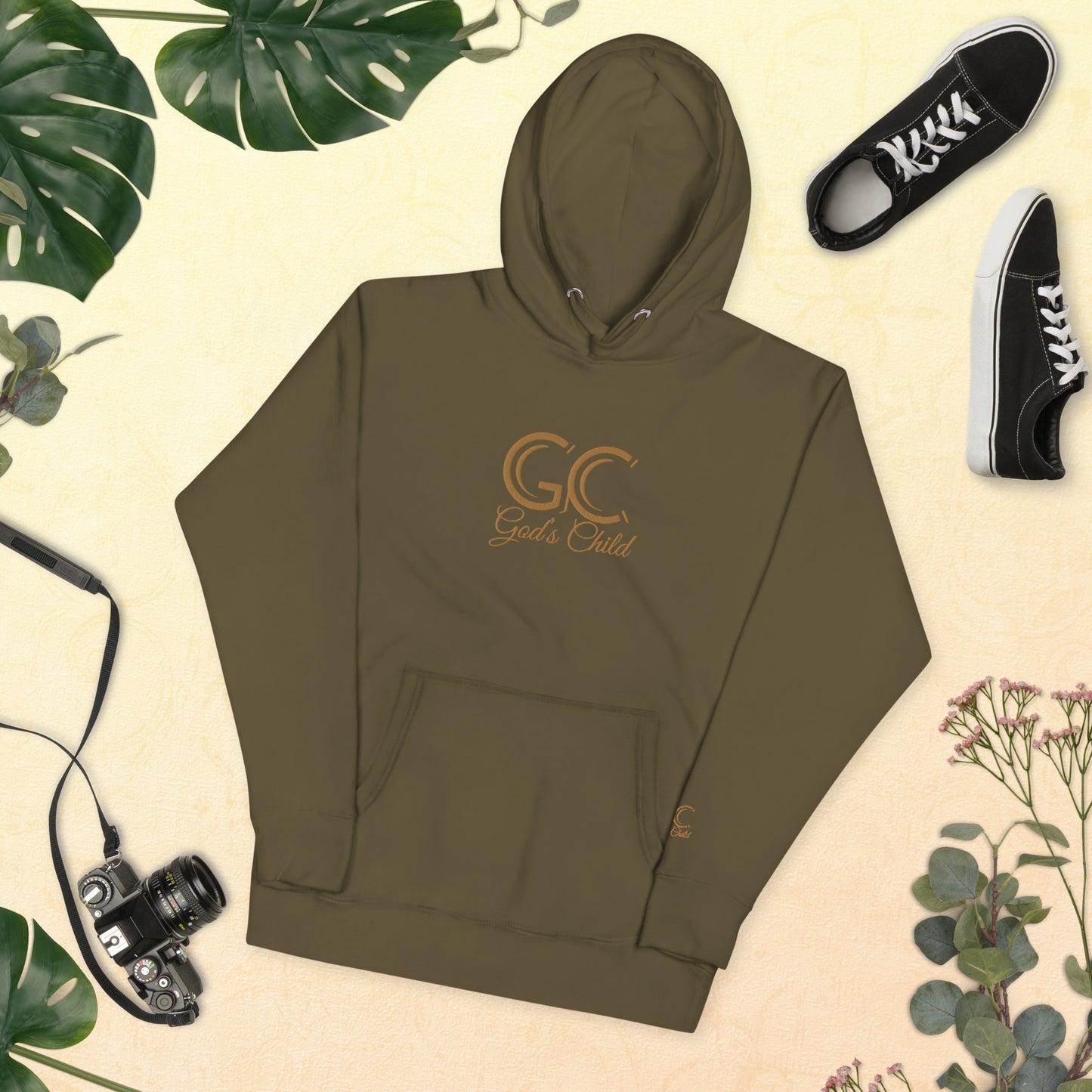 God's Child Embroidered Unisex Hoodie