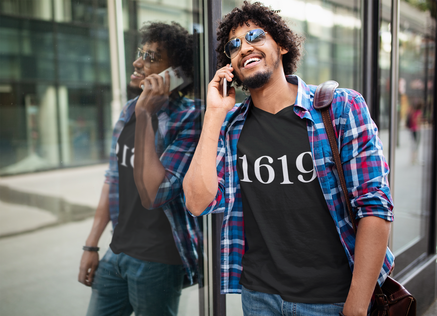 1619 - Know Your History Men's V-Neck