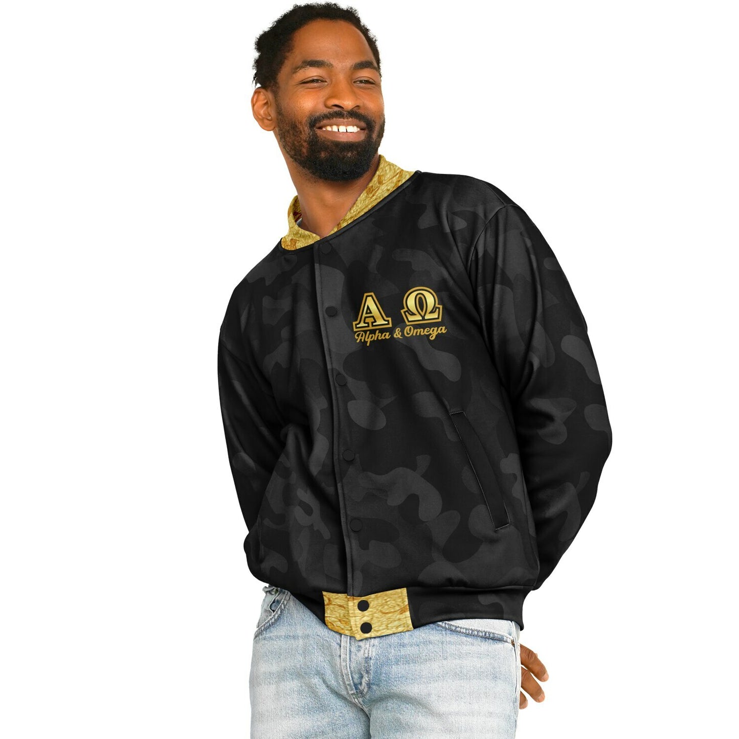 Alpha & Omega Varsity Jacket